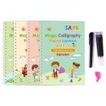 Magic Practice Copybook(4 BOOKS) , Magic Book For Montessori children Tracing Handwriting | First Learning Books for Kids | Preschool